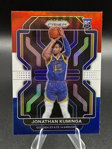 Jonathan Kuminga #307 Red White Blue 2021-22 Panini Prizm Rookie Warriors - Picture 1 of 2