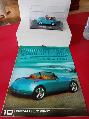 1/43 RENAULT WIND AVEC FASCICULE 10 CONCEPT-CAR ALTAYA - Photo 1/4