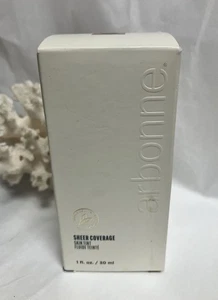 New In Box-ARBONNE “Sheer Coverage Skin Tint” FOUNDATION (Medium)-1 fl oz/30 ml - Picture 1 of 6