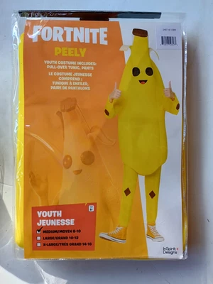 Disfraz Fortnite Peely Halloween Niños Juventud Talla M 8-10 Juegos con disfraces Nuevo Foto 1 de 4