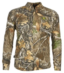 BLOCKER COTTON LONG SLEEVE RIPSTOP TEE - RT EDGE - MEDIUM - E.06.02.A.02 - Picture 1 of 2