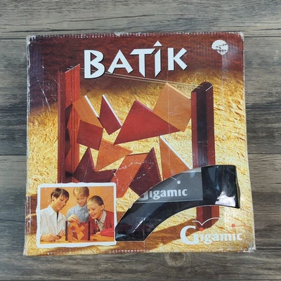 Batik Wooden Puzzle Strategy Game by Gigamic 100% Complete 1997 Made In France  - Image 1 of 4