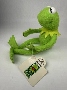 Neu mit Etikett Vintage Applause PLÜSCH KERMIT DER FROSCH BEWEGLICH TRAURIG KERMIT MINI 7" Filz - Bild 1 von 5