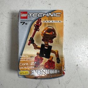LEGO Technic Bionicle Vakama 8540 Construction Building Toy Set 27 Pcs - NEW