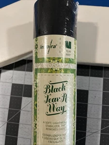 Inspira Embroidery Stabilizer Black Tear-a-Way 12 In x 10 Yds - New - Picture 1 of 3