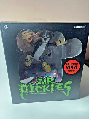 KIDROBOT MR PICKLES NYCC 2018 ADULT SWIM DOG DESIGNER ART TOY - Image 1 of 3