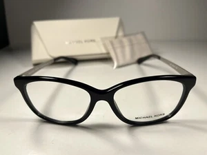 😎 Neu Michael Kors MK 4035 Ambrosine 3204 Schwarz & Silber Brille Brillengestell - Bild 1 von 7