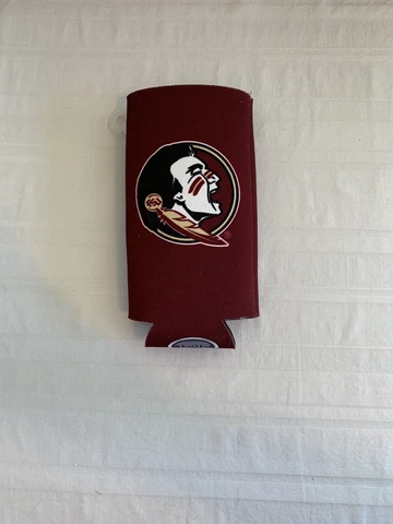 FSU Florida State Seminoles NCAA 12oz Seltzer Slim Can Coozie Cooler White Claw Cover