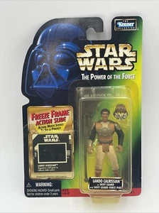 Figura de acción 1997 Star Wars Power of the Force Lando Calrissian como Skiff Guard - Imagen 1 de 6