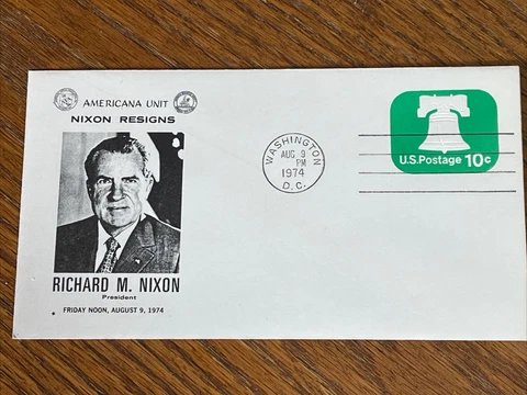 Nixon Resigns - Event Cover 1974 Cover
