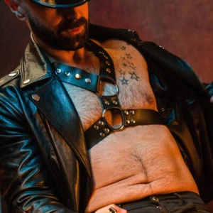 Men BDSM PU Leather Harness Chest Bondage Strap Belt Fetish Cosplay Gay Clubwear - Picture 1 of 5