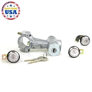 Fit DATSUN SUNNY B110 B120 IGNITION SWITCH DOOR FUEL LID LOCK SET B121 B122 B140 - Foto 1 di 1