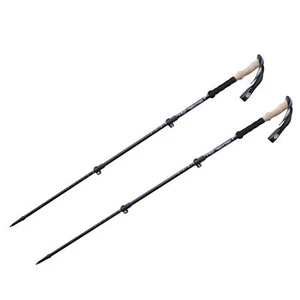 Outdoor Telescopic Walking Stick Trekking Pole Expand 62-135cm Hiking Folding UK - Picture 1 of 20