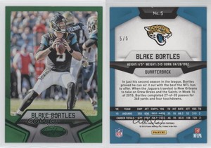 2016 Certified Mirror Green /5 Blake Bortles #5