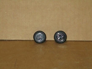 NEW AC THERMOSTATIC TEMPERATURE & BLOWER SPEED A/C SWITCH KNOBS FAN & SNOWFLAKE - Picture 1 of 3