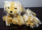 2 Adorable Russ Plush Teacup Yorkie Dogs SPARKLE 7" Yorkshire Terrier Berrie