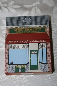 Cat's Meow Village Miss Molly's Belmont Massachusetts MA wooden house Exclusive - Picture 1 of 2