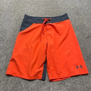 Under Armour Shorts 30 orange Heatgear locker ungefüttert Board Sommer 11 Zoll Herren - Bild 1 von 9