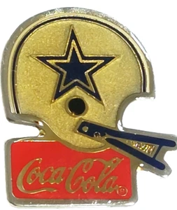 NFL Coca Cola Dallas Cowboys 1985 Helm Pin - Bild 1 von 3
