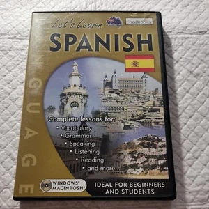 Let's Learn Spanish PC/MAC CD-ROM For Students, Travellers & Business People - Picture 1 of 5