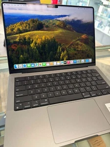 MacBook Pro 14 Space Gray 2021 M1 Pro 32GB 1TB SSD w AppleCare July 2026 - Picture 1 of 6