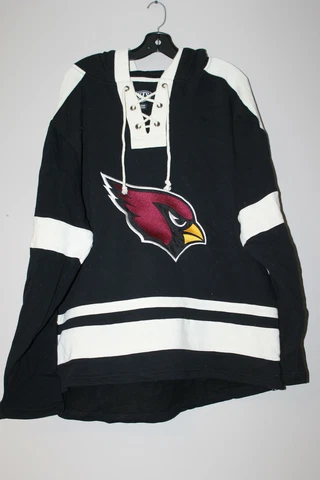 New NFL Arizona Cardinals old time jersey style mid weight cotton hoodie men's S Cover