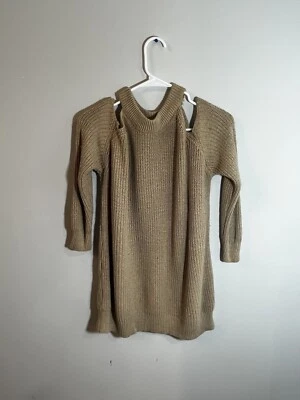 boohoo cold-shoulder sweater tunic - Image 1 of 4