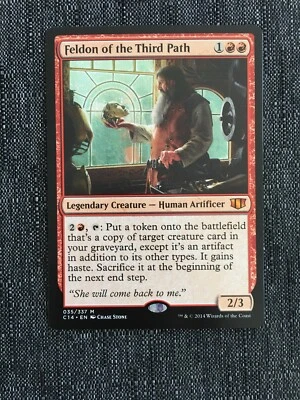 Magic the Gathering MTG Feldon of the Third Path Commander 2014 NM Mythic Rare - Image 1 of 2
