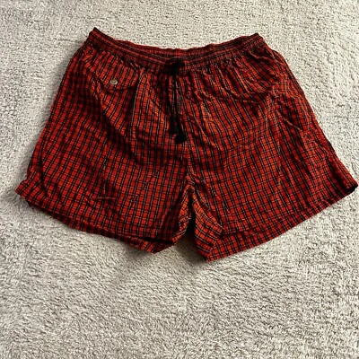 Bañador Banana Republic Board Shorts Para Hombre Talla XL Rojo a Cuadros Forrado Foto 1 de 4