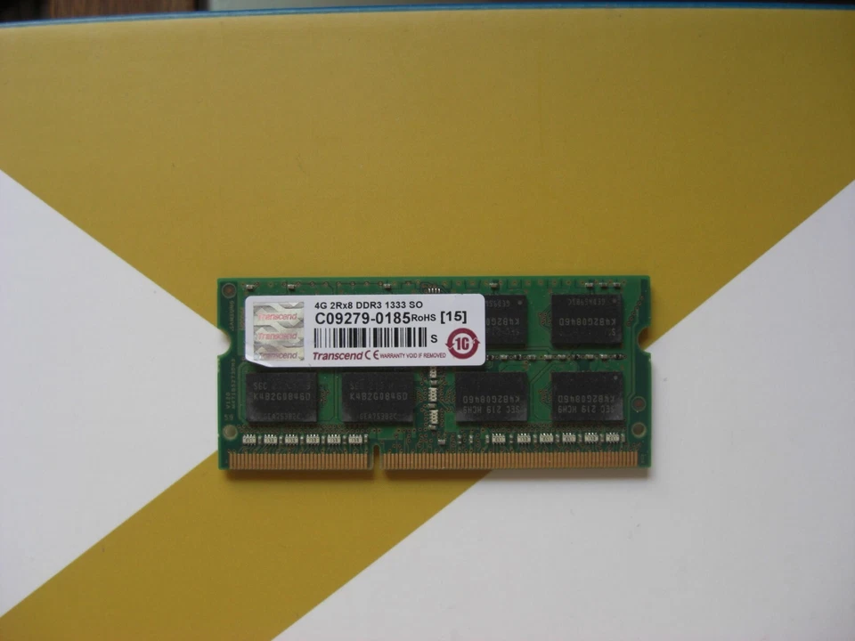 MODULO RAM TRANSCEND da 4GB  2Rx8  DDR3 - 1333  SO  C09279- 0185 - Immagine 1 di 1