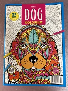 Blissful Dog Coloring Magazine  2023 ~ Issue 34  ~ 32 Inspiring Designs - Picture 1 of 1