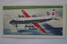 History of Aviation Vintage 1972 Brooke Bond Tea Trade Card Vickers Viscount