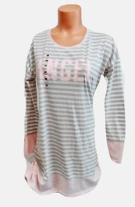 Victorias Secret ANGEL LONG SLEEVE Night Gown Sleepshirt Pajamas NWT XS - Picture 1 of 3