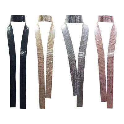 Écharpe à paillettes scintillantes pour femmes, châles de soirée pour boîte - Photo 1/2
