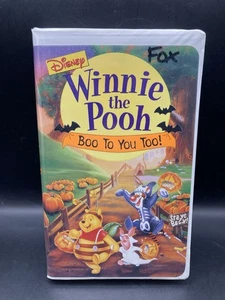 Winnie the Pooh - Boo to You Too (VHS, 2001) WITH HALLOWEEN INSERTS - Picture 1 of 20