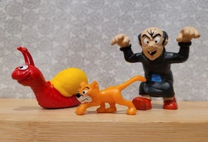 Set figurine vintage anni 80 Schleich puffi gargamella azrael gatto lumaca PVC - Foto 1 di 15