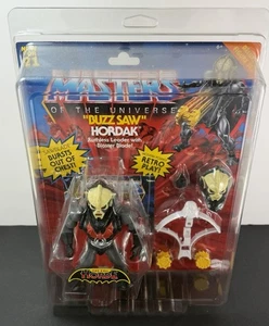 Mattel Masters of the Universe MOTU gioco retrò Buzz Saw Hordak Evil Horde con custodia - Foto 1 di 7