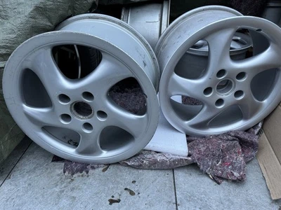 Porsche Turbo Look 1 Felgen 911 993 986 Felgen 2 X 9 J x 18 ET52 - Bild 1 von 4