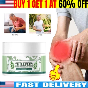 100g Herbal Joint & Muscle Relief Cream Chillflex Immediate Cooling Relief NEW - Picture 1 of 15