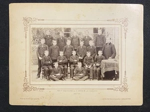 Saint Memmie France Boys Seminary School 1899 Antique Cabinet Photo - Picture 1 of 3