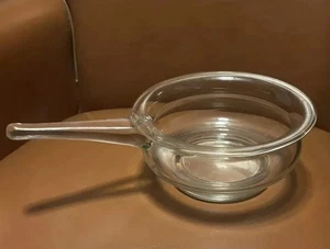 Mid Century 1960s Blown Glass Scandinavian Design Snack Server Skillet MCM - Picture 1 of 6