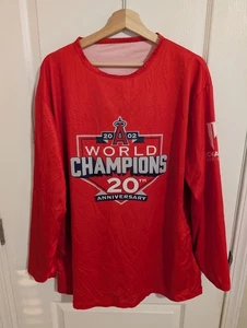 Anaheim Angels 20th Anniversary 2002 World Champion T-Shirt Men’s XL Vintage - Picture 1 of 4