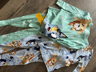 Bluey Pajamas 4 Piece Set Size 4T New With Tags Long Sleeve    G15 - Image 1 of 4