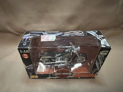 Harley Davidson Maisto Series 3 1998 1:18 95 aniversario FLSTF Fat Boy nueva en caja Foto 1 de 4