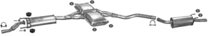 Sistema de escape silenciador Ford Scorpio 2.0 2.3 115/130/147 hp 1994-1997+ - Imagen 1 de 1