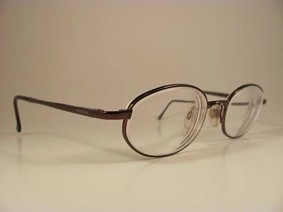 Monturas de gafas Anne Klein K1107 cobre y marrón ovaladas borde completo diseñador RX Foto 1 de 4