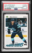 2022-23 Upper Deck Series 2 Achievement Matty Beniers PSA 10 GEM MT Rookie RC