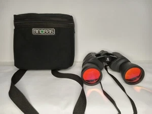 black with case 10x50 Wide View Coated Optics Binoculars w/ Case - Picture 1 of 3