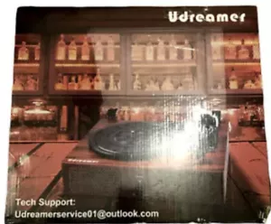 Udreamer Turntable Player - Plays 7,10 and 12" records at 33 1/3, 45 and 78 RPM - Picture 1 of 2
