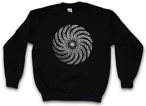 LEAVES SPIRAL SWEATSHIRT PULLOVER Hypnose Maze Labyrinth Mystic Leave - Bild 1 von 1